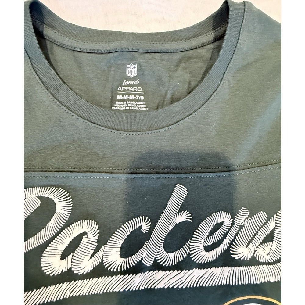 NWT Green Bay Packers Short Sleeve Tee NFL Teens Size M (7-8) - Picture 2 of 5